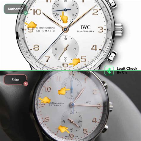 fake iwc vs real|false iwc watches.